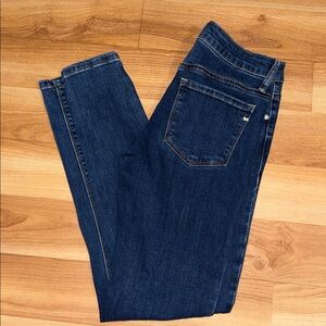 Dark denim skinny jeans